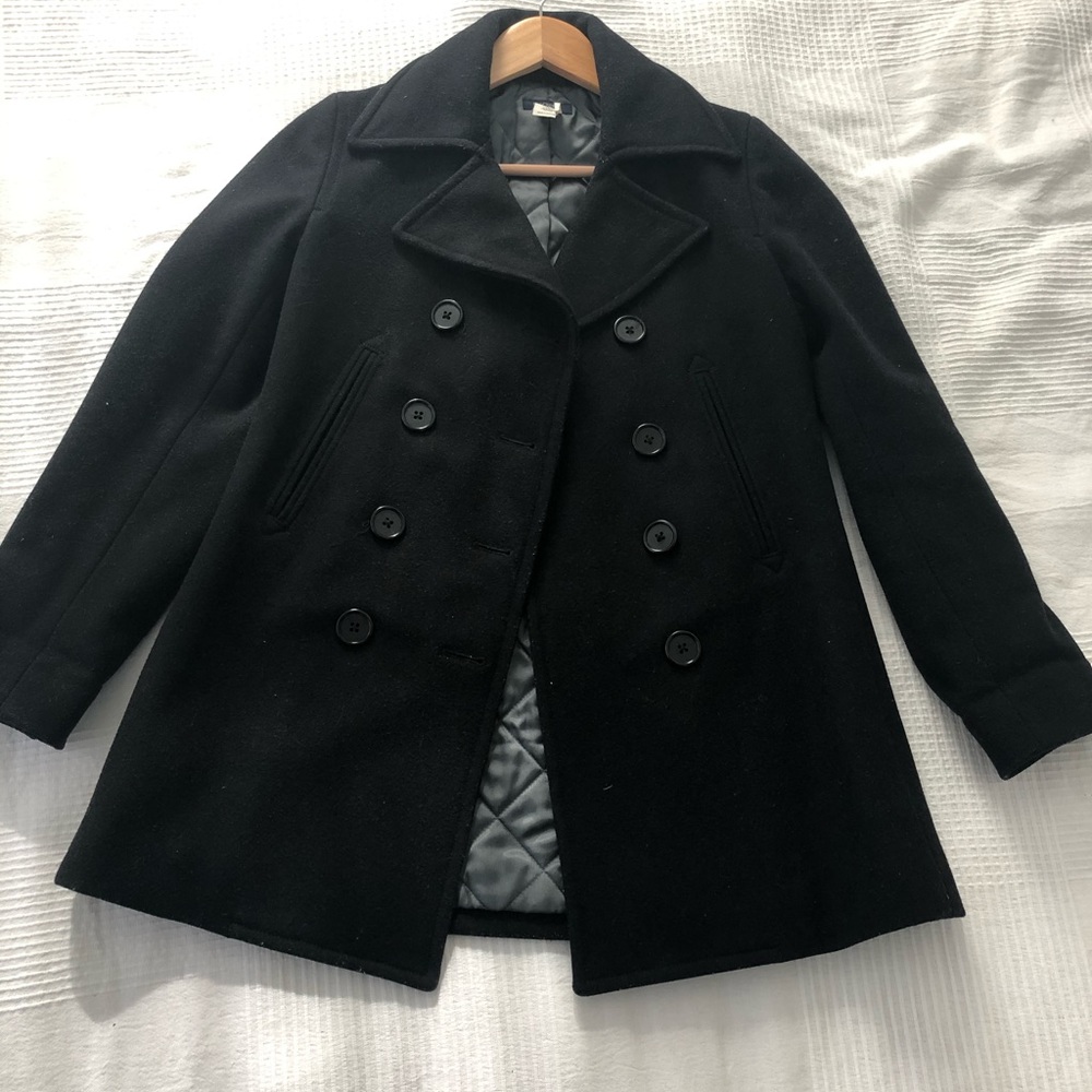J Crew Wool Thinsulate Peacoat XS